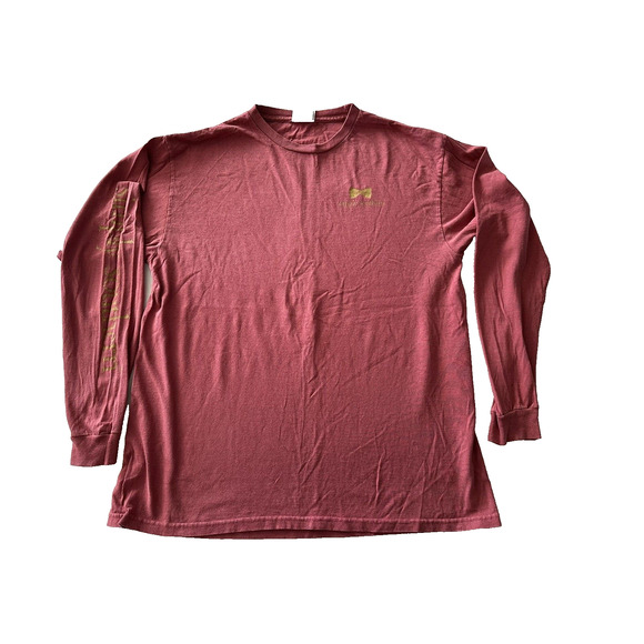 Simply Southern Long Sleeve Deep Pink Long Sleeve Large T-Shirt, Graphic w/Roses - Picture 2 of 12
